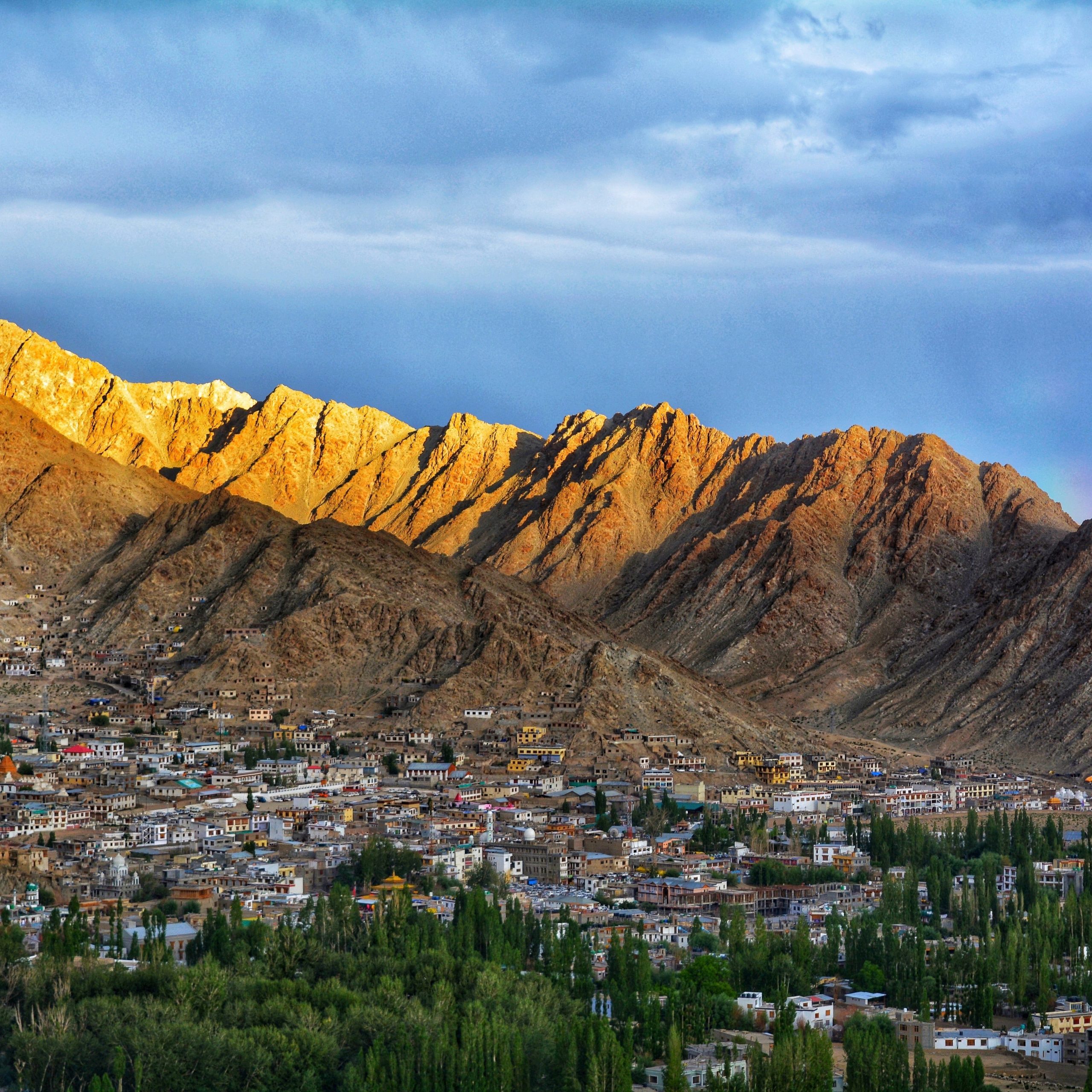 Day 1: Arrival in Leh via Flight | After Lunch If Health permits we will visit Shanti Stupa | Leh Palace | Namgyal Tsemo Monastery| Main Market in the evening